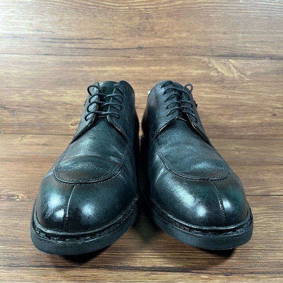 Paraboot “Prevert” Black Leather Oxfords Shoes Men’s Size 10 - Picture 6 of 11